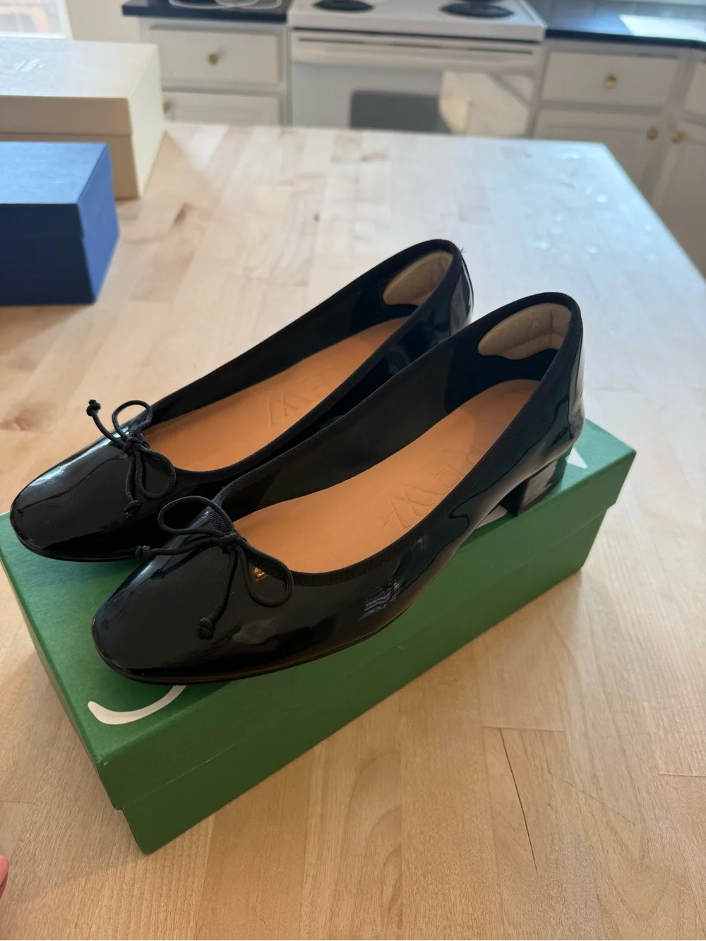 J. Crew glossy black